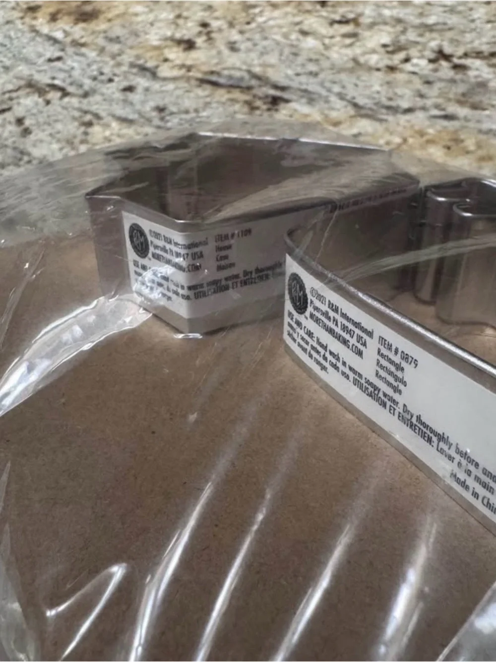 Key & House & Rectangle Cookie Cutter Set